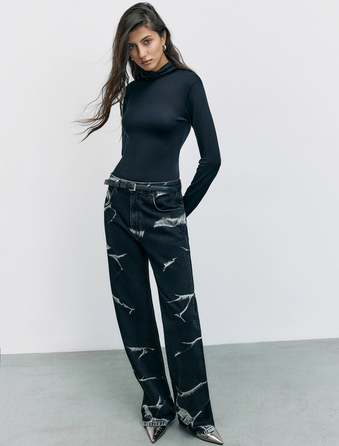 JEANS ZNO WIDE LEG TIRO MEDIO
