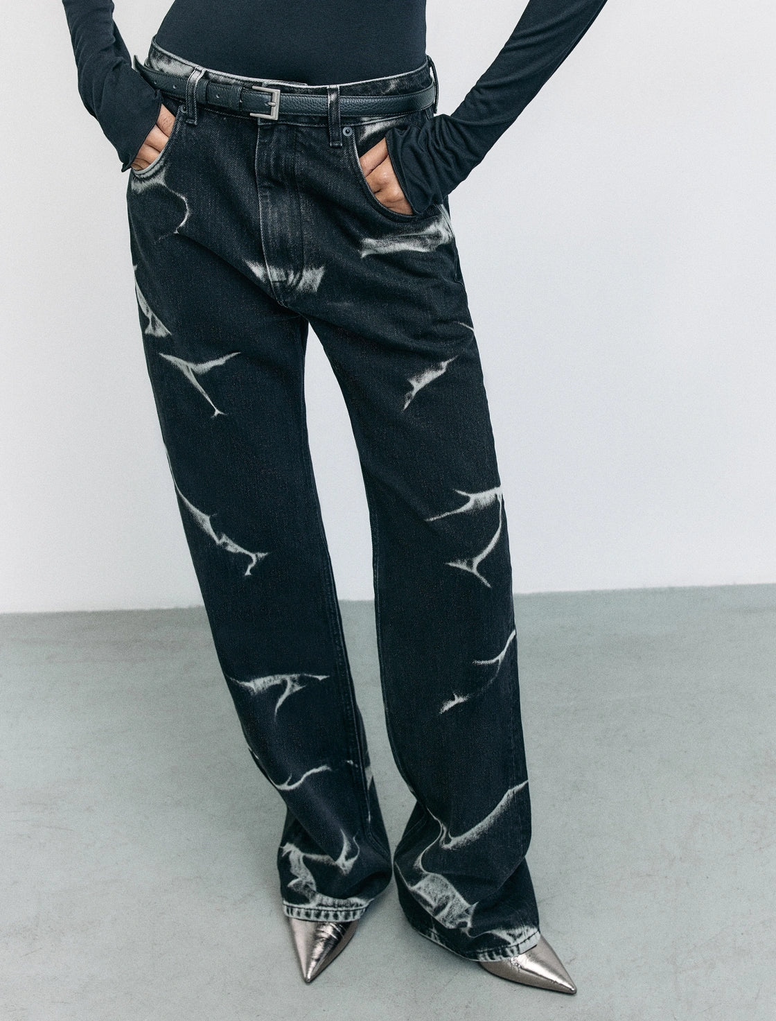 JEANS ZNO WIDE LEG TIRO MEDIO