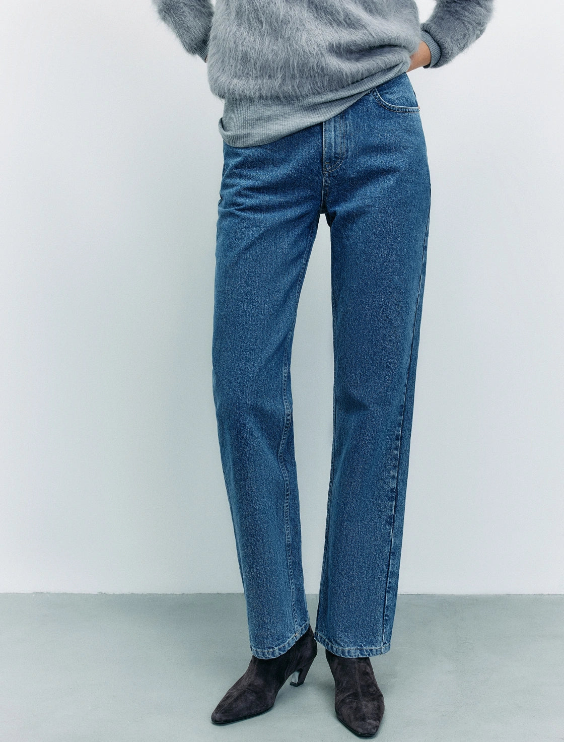 JEANS MW COLLECTION RECTOS TIRO ALTO