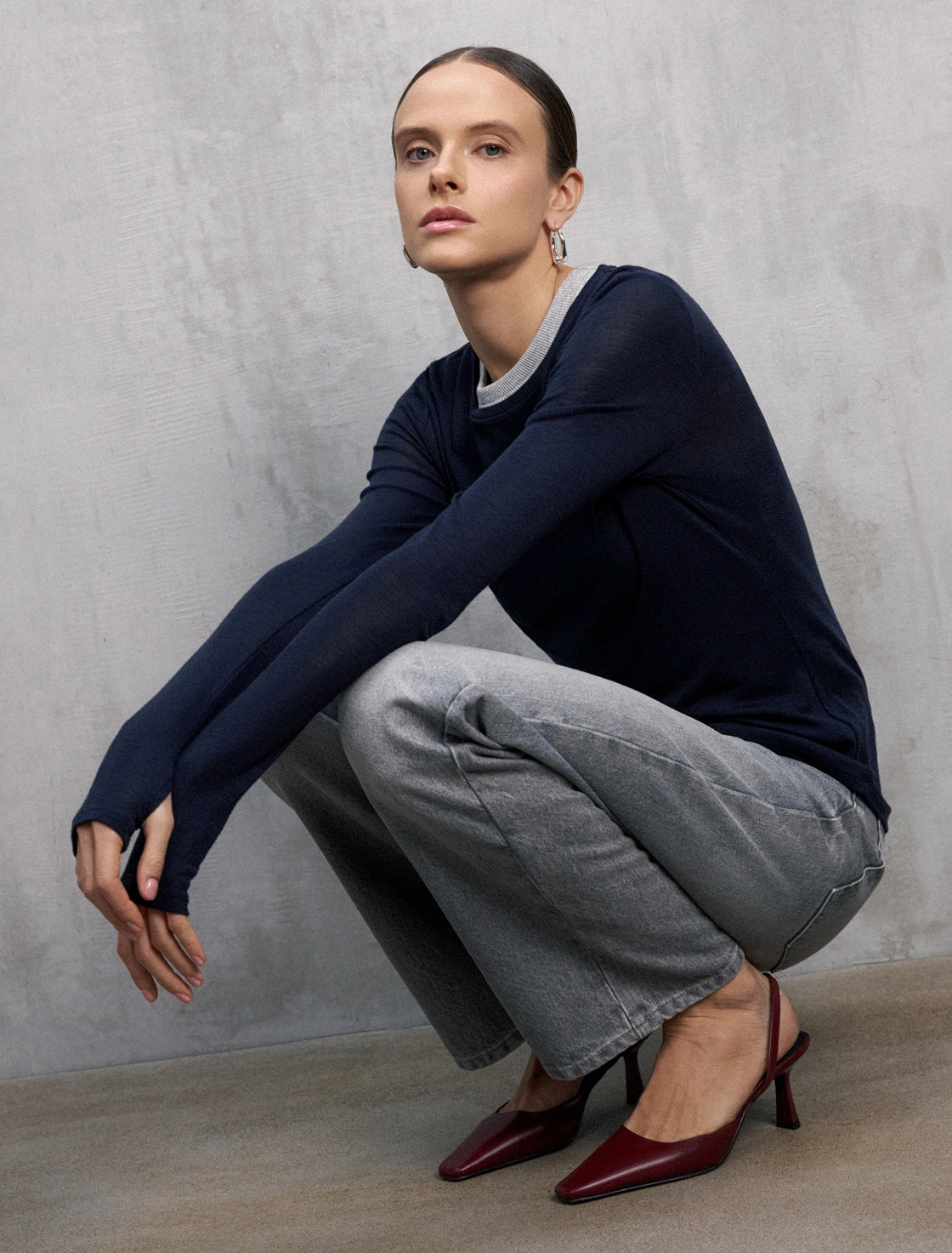 JEANS M1632 FIT TIRO ALTO