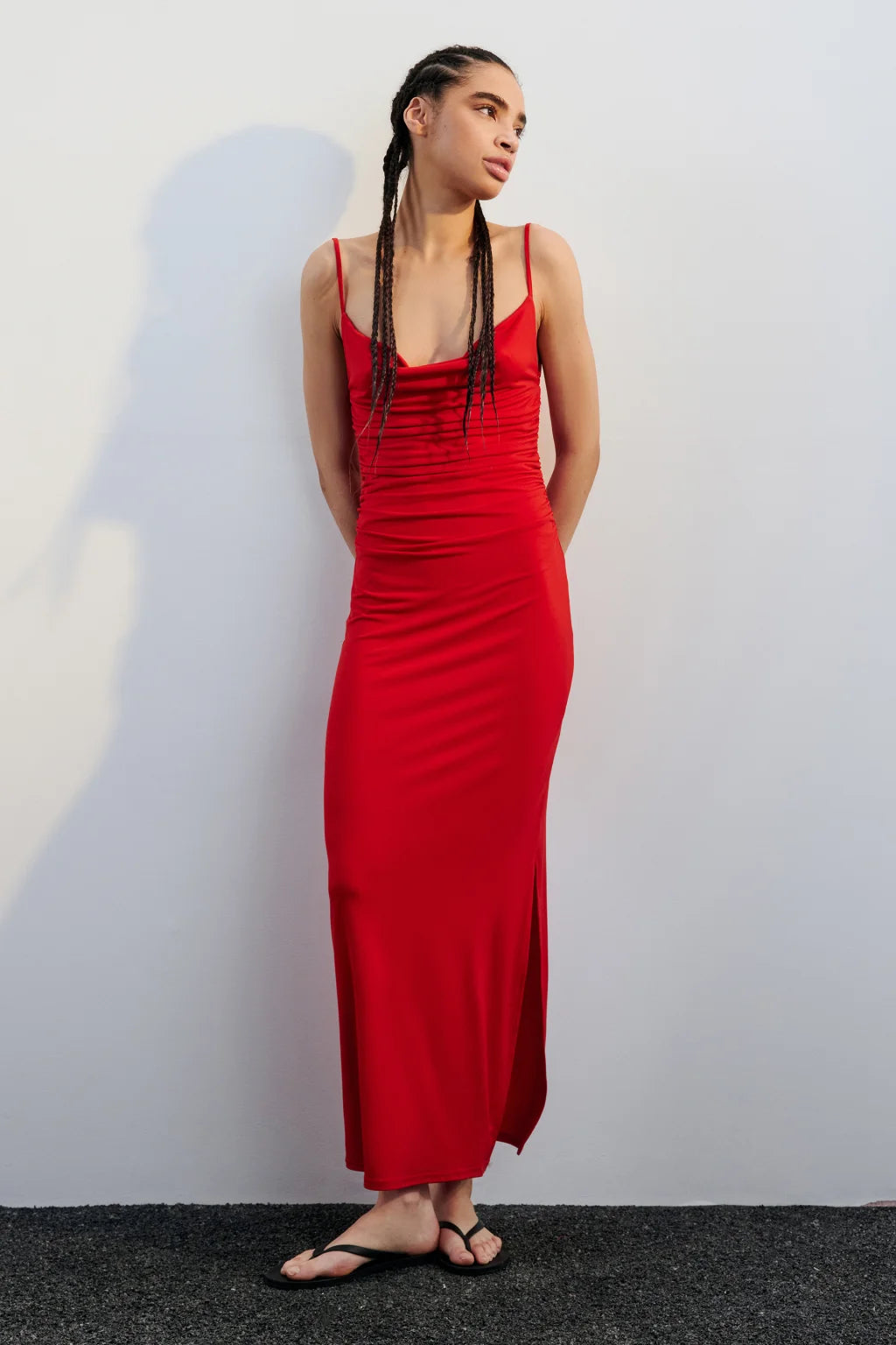 VESTIDO MIDI STRETCH