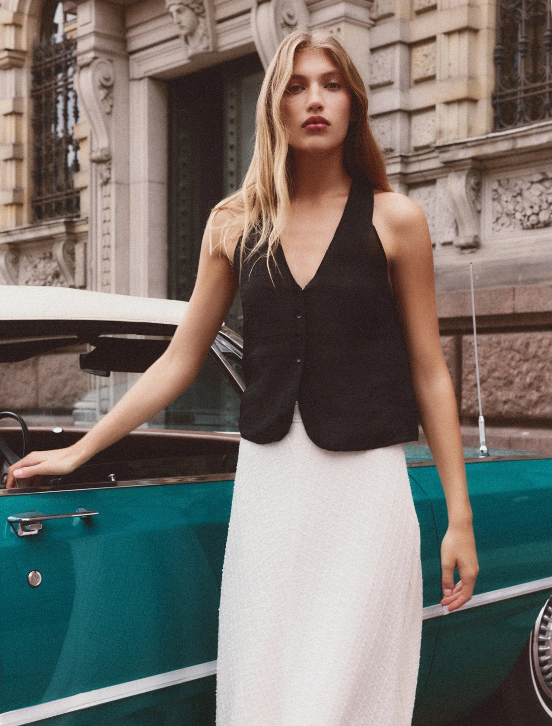LINEN TAILORED VEST MW COLLECTION