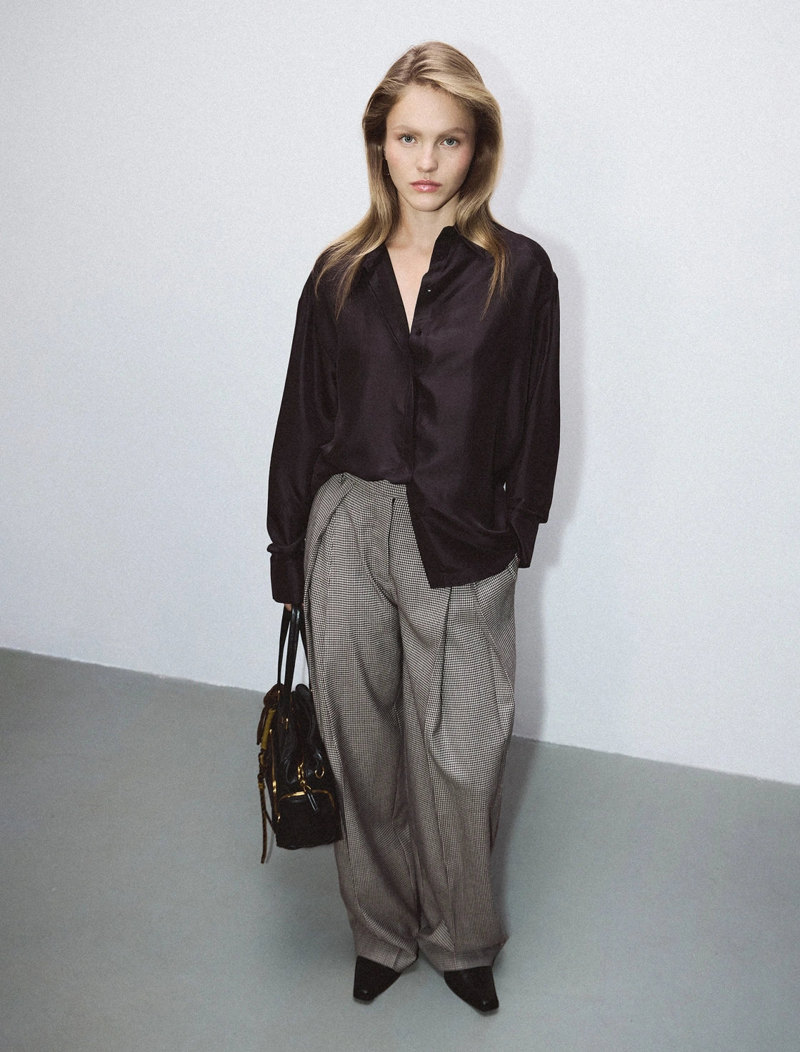 SATIN EFFECT SHIRT MW COLLECTION