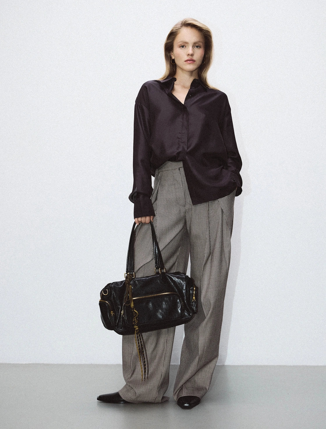 SATIN EFFECT SHIRT MW COLLECTION