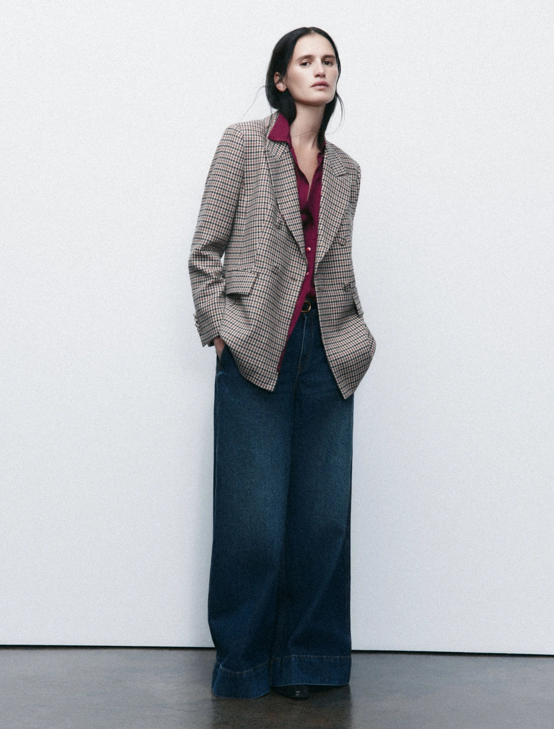 CHECKERED BLAZER MW COLLECTION