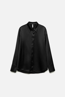 SATIN EFFECT BASIC SHIRT