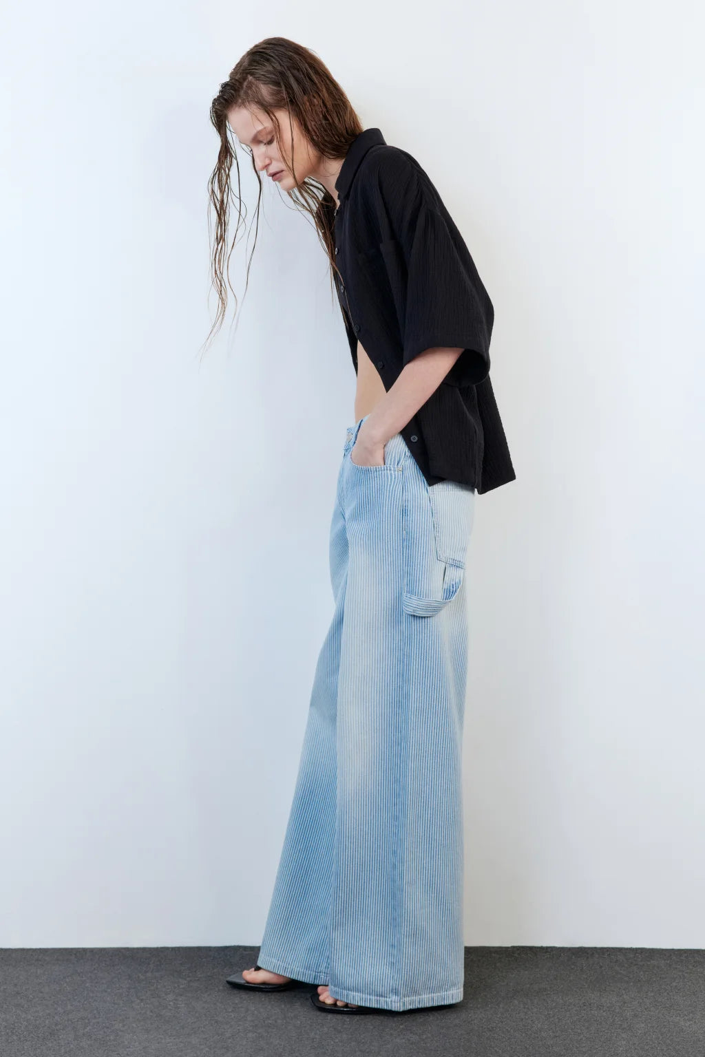 JEANS CARPENTER WIDE LEG LOW RISE