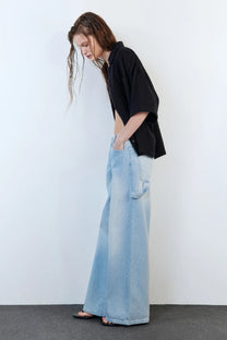 JEANS CARPENTER WIDE LEG LOW RISE