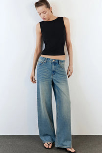 JEANS RELAXED OVERSIZE TIRO MEDIO