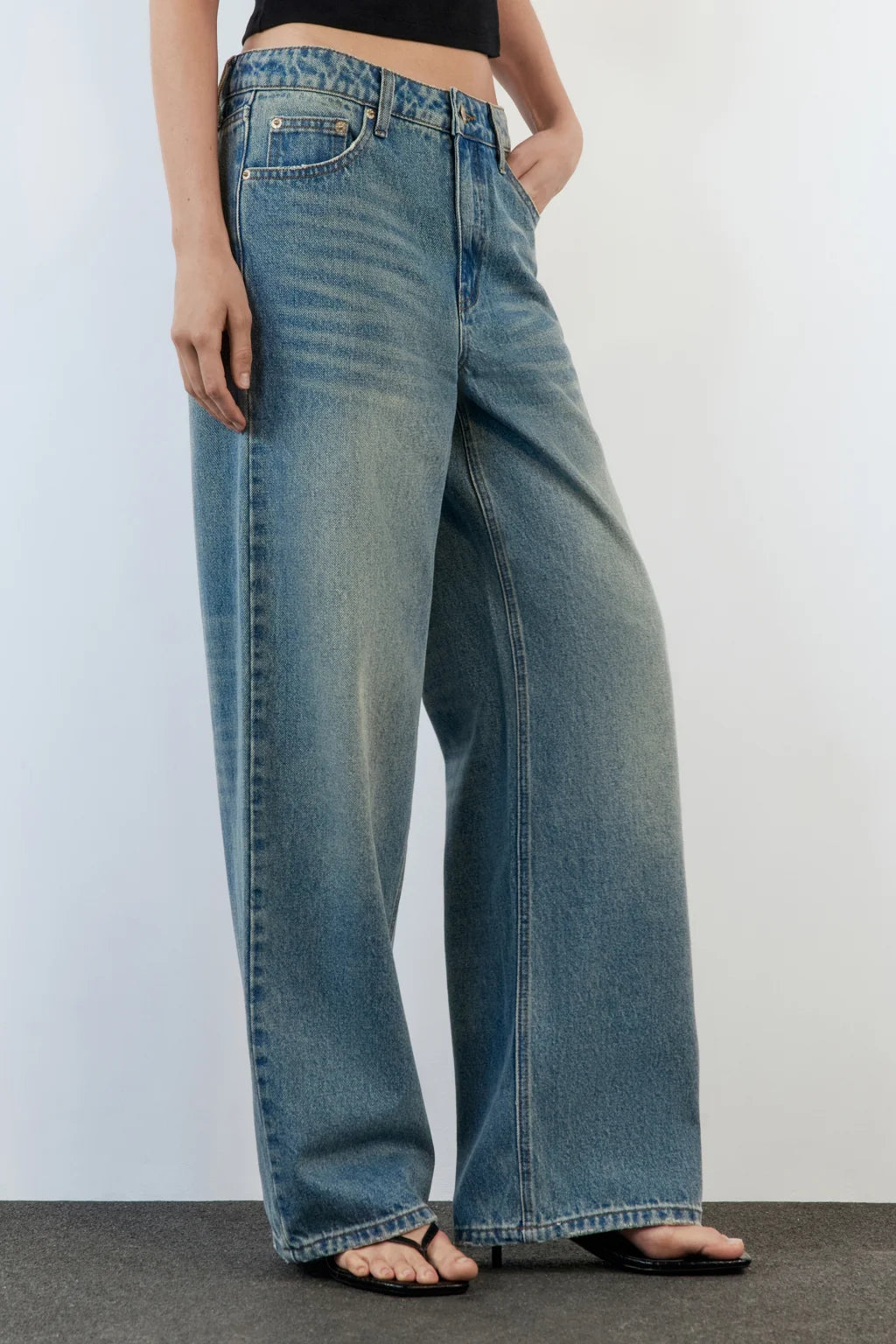 JEANS RELAXED OVERSIZE TIRO MEDIO