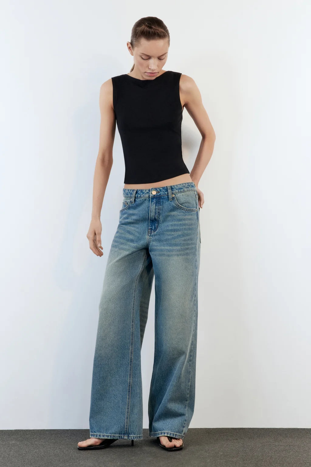 JEANS RELAXED OVERSIZE TIRO MEDIO