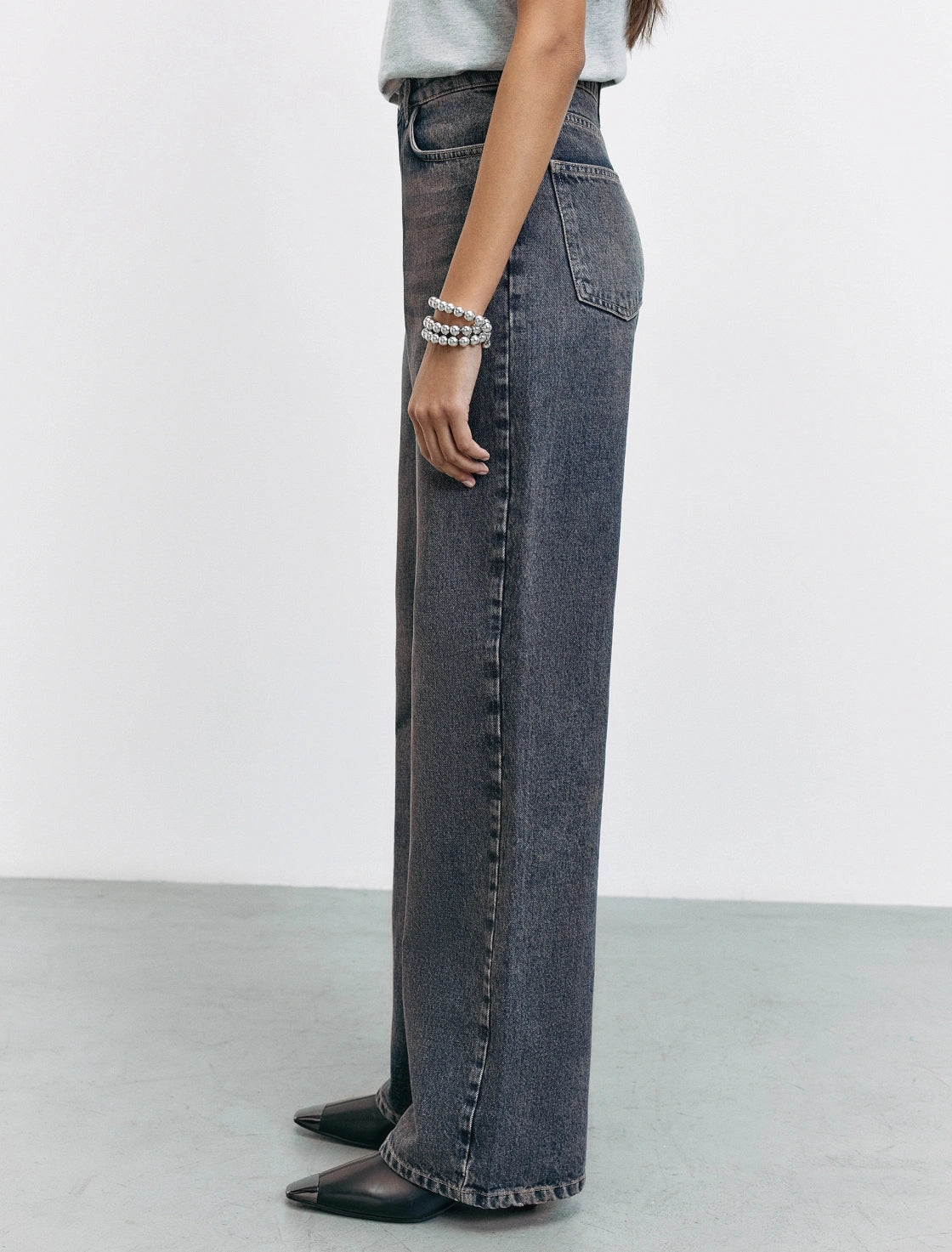 JEANS M1632 FLARE TIRO ALTO
