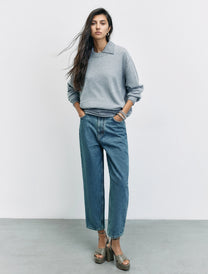 JEANS M1632 STRAIGHT TIRO ALTO