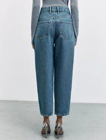 JEANS M1632 STRAIGHT TIRO ALTO