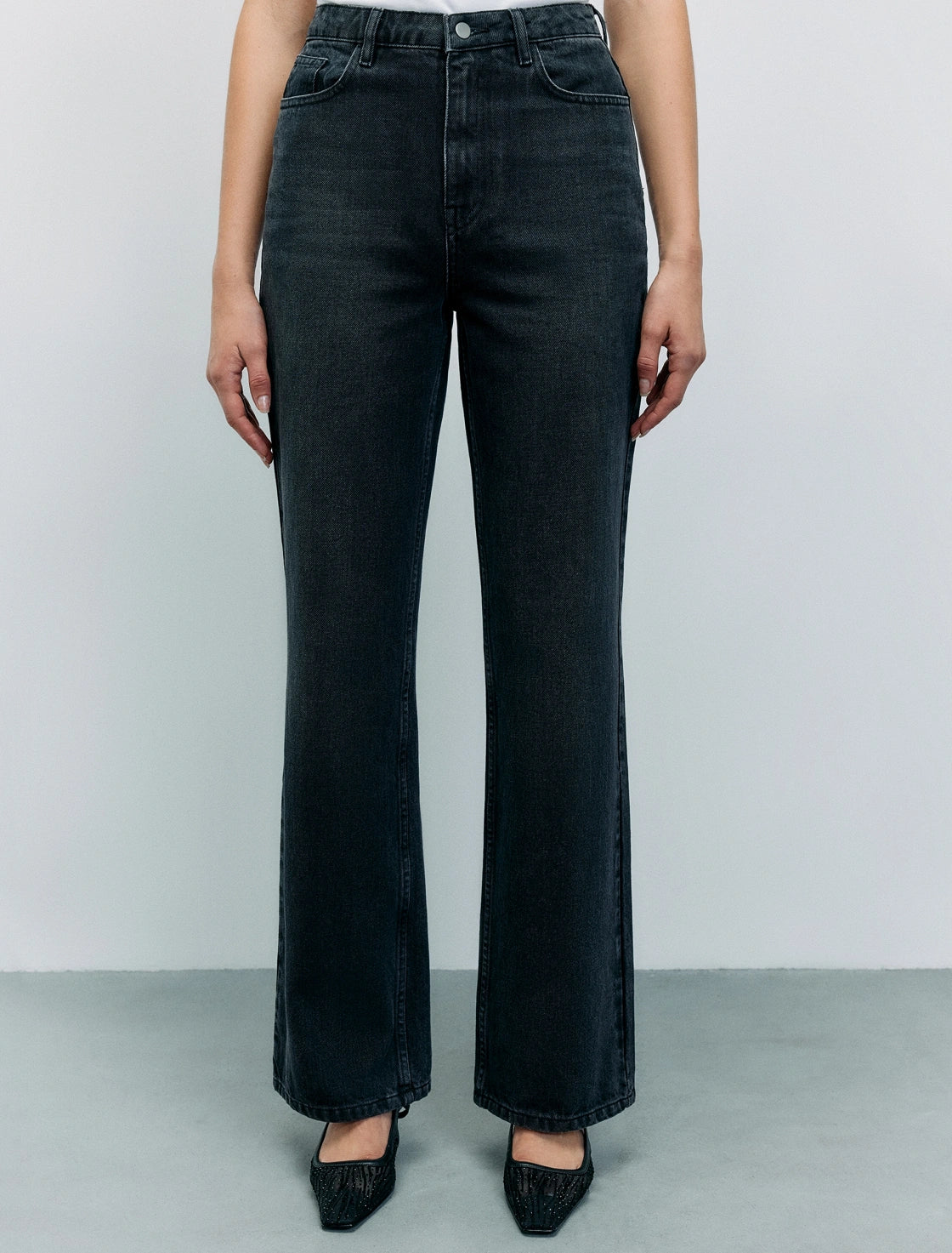 JEANS M1632 STRAIGHT TIRO ALTO LONG LENGTH