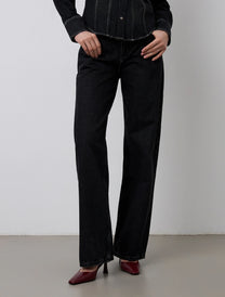 JEANS M1632 STRAIGHT TIRO ALTO FULL LENGTH
