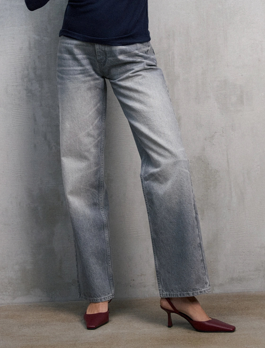 JEANS M1632 FIT TIRO ALTO