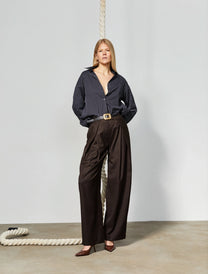 CAMISA RAYAS OVERSIZE