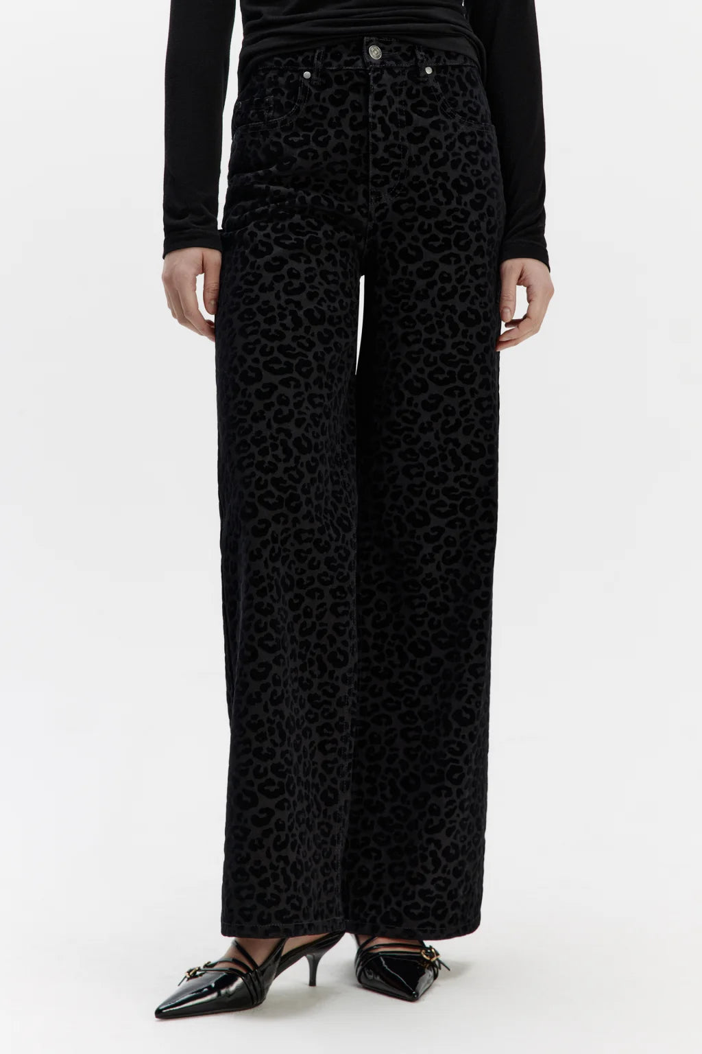 MW COLLECTION STRAIGHT HIGH-WAIST JEANS