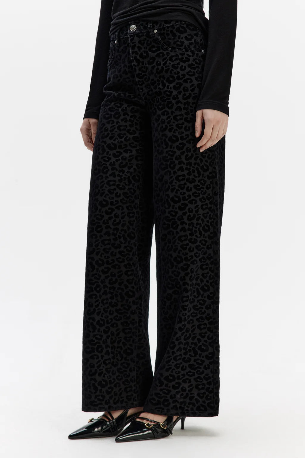 MW COLLECTION STRAIGHT HIGH-WAIST JEANS