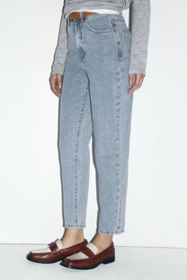 JEANS M1632 MOM FIT TIRO ALTO