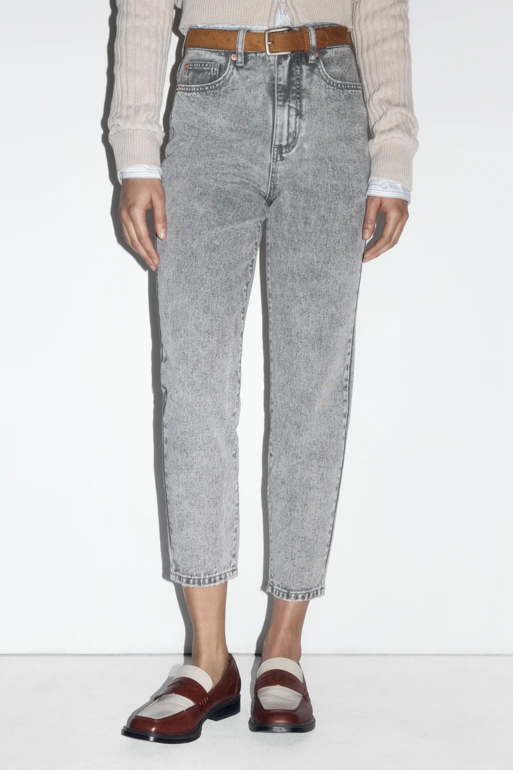 JEANS M1632 MOM FIT TIRO ALTO