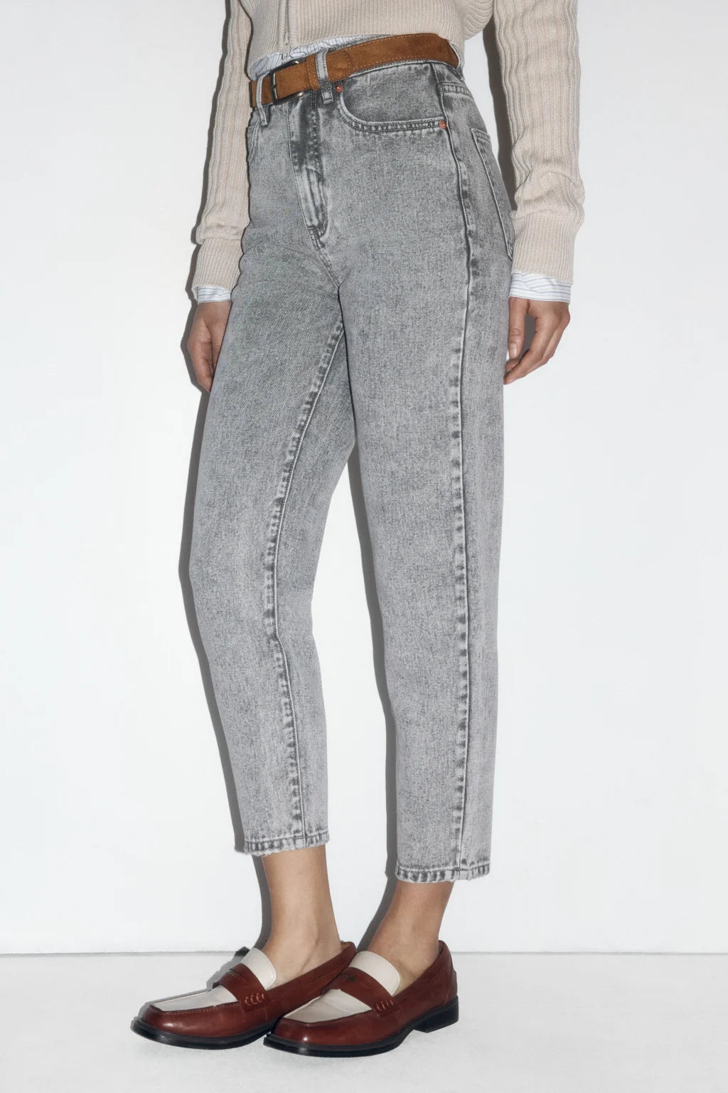 JEANS M1632 MOM FIT TIRO ALTO