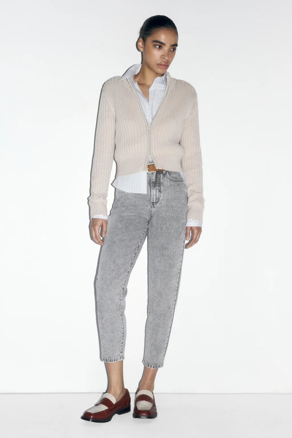 JEANS M1632 MOM FIT TIRO ALTO
