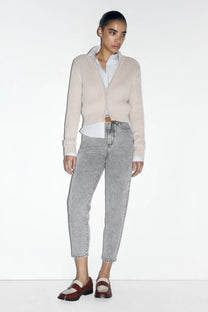 JEANS M1632 MOM FIT TIRO ALTO