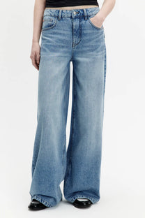 JEANS MZN COLLECTION WIDE LEG TIRO MEDIO