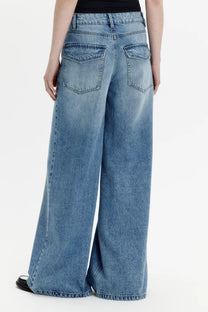 JEANS MZN COLLECTION WIDE LEG TIRO MEDIO