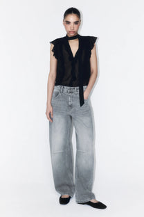 JEANS FULL LENGTH MID RISE