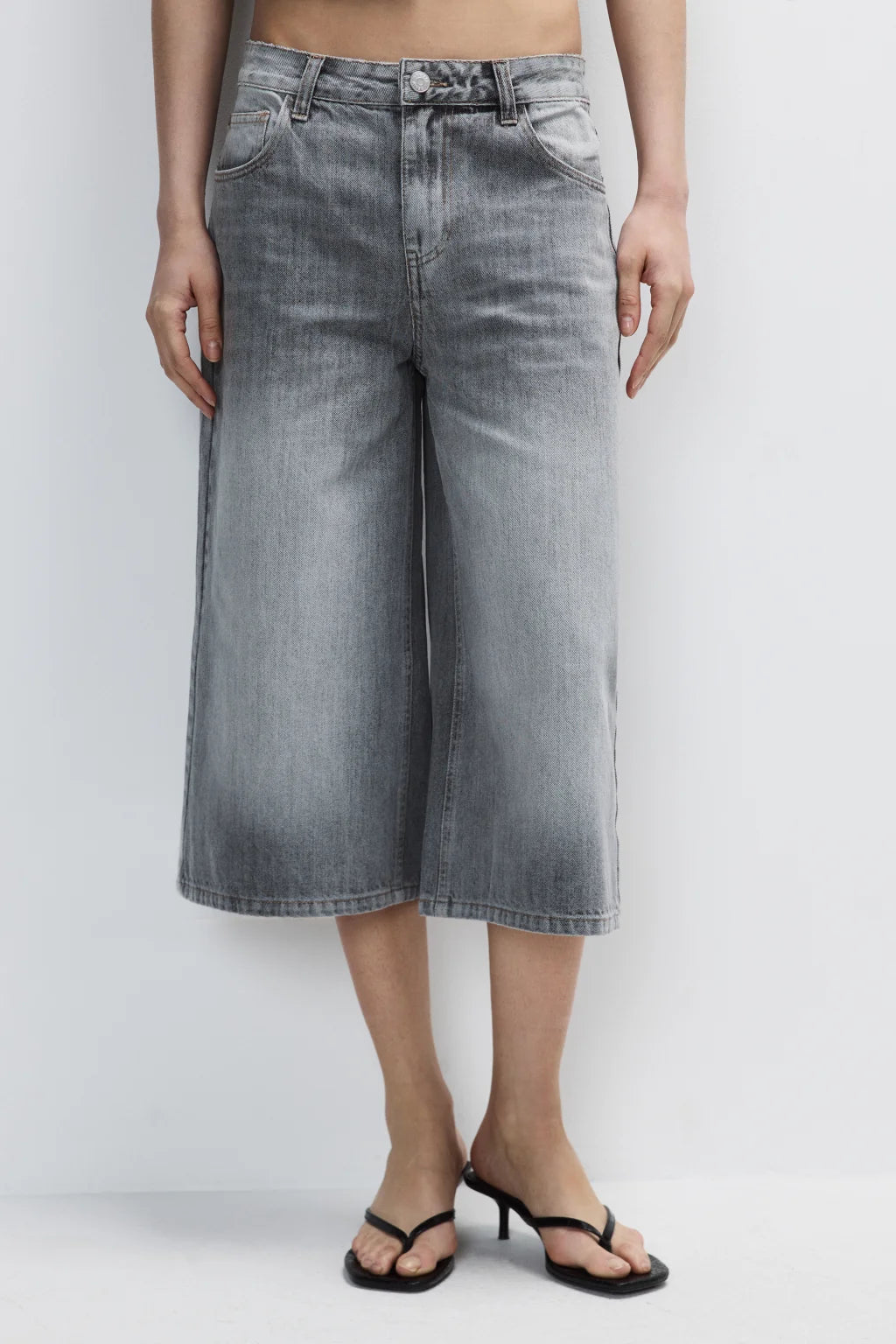 BERMUDA JORTS DENIM MID RISE