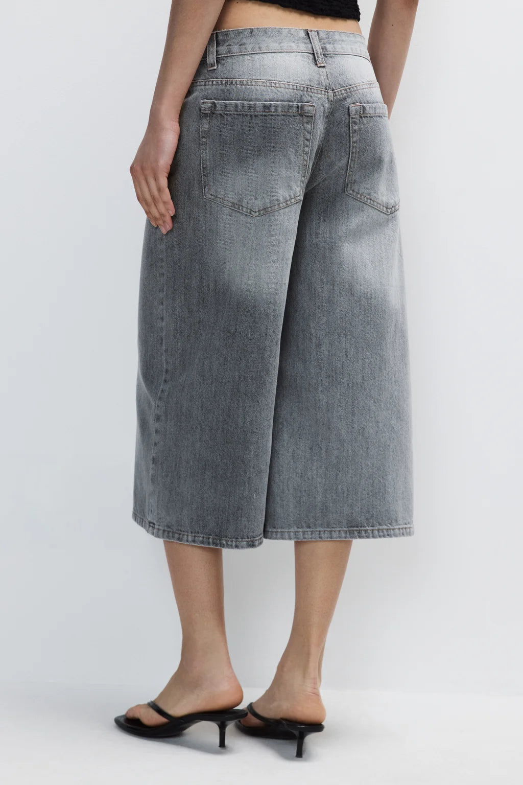BERMUDA JORTS DENIM MID RISE