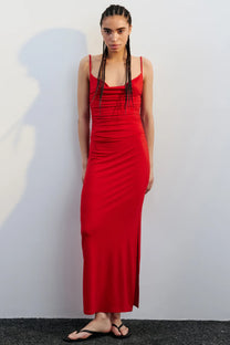 VESTIDO MIDI STRETCH