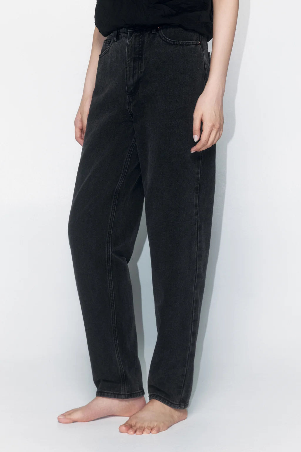 JEANS MW COLLECTION MOM LEG HIGH WAIST