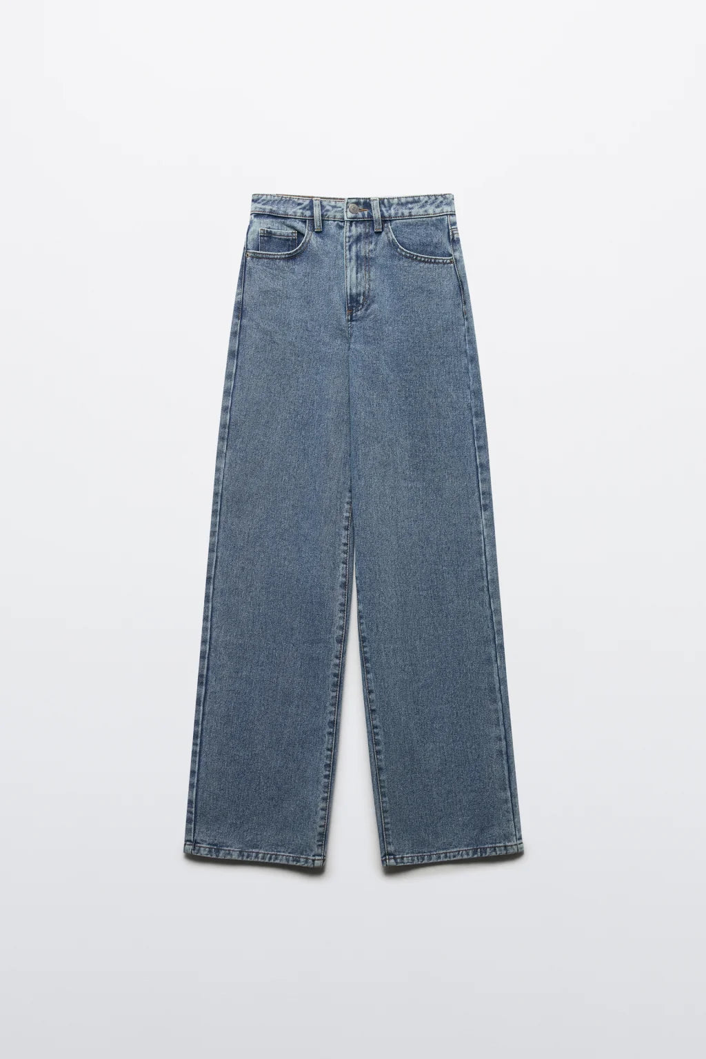 JEANS MZN COLLECTION WIDE LEG TIRO ALTO