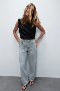 JEANS M1632 RECTOS TIRO ALTO