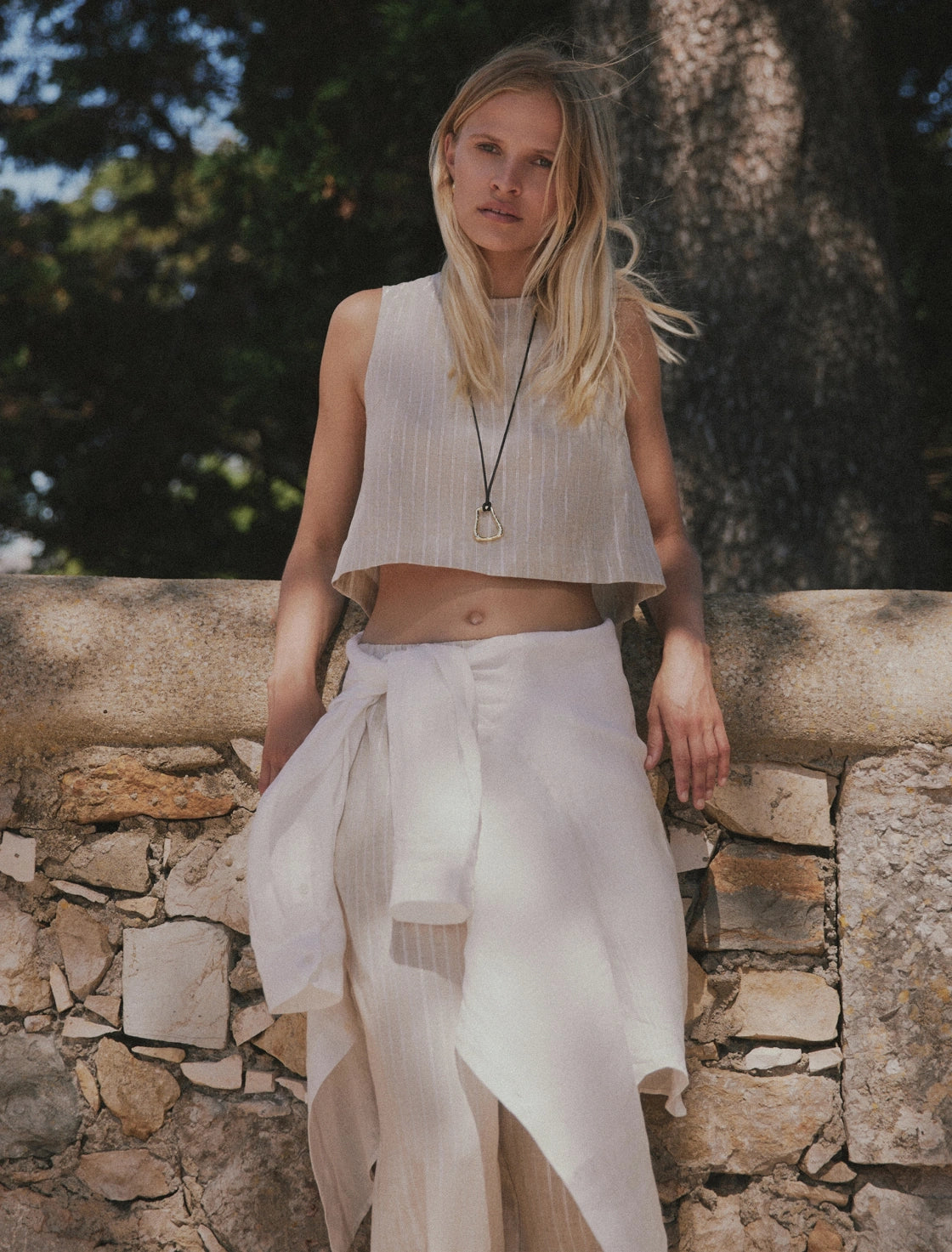 100% LINEN TOP