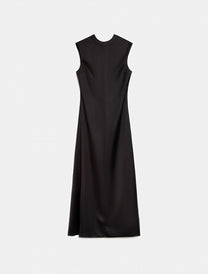 SATIN MIDI DRESS