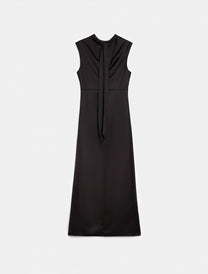 SATIN MIDI DRESS