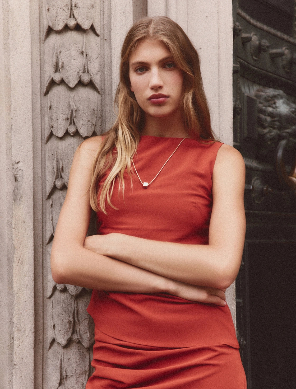 ASYMMETRIC T-SHIRT PLIEGUES MW COLLECTION