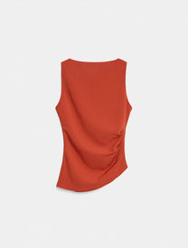 ASYMMETRIC T-SHIRT PLIEGUES MW COLLECTION