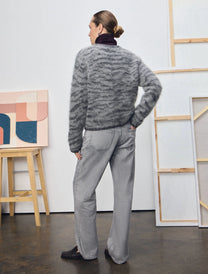 M1632 HIGH WAISTED STRAIGHT LEG DENIM JEANS