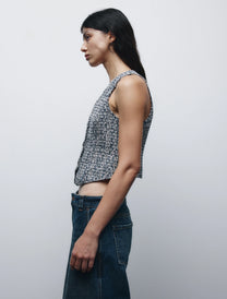 STRUCTURED VEST TOP