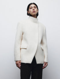 BOUCLÉ SEMILONG COAT
