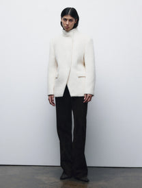 BOUCLÉ SEMILONG COAT